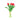 MAZZO DI TULIPANI REAL TOUCH H. 30 CM - ROSA ACCESO