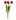 MAZZO TULIPANI REAL TOUCH H. 44 CM - ROSSO