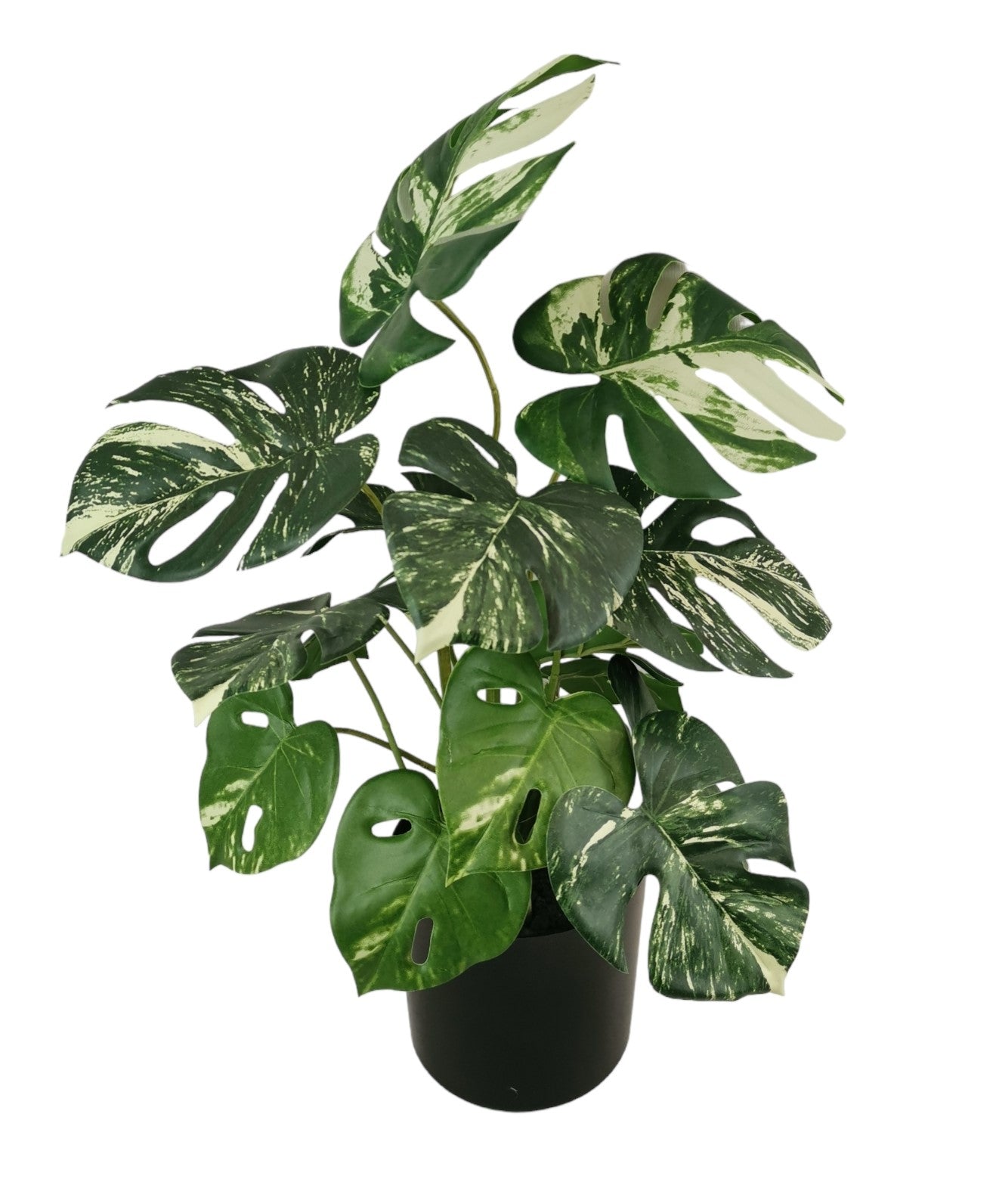 MONSTERA STRIATA ARTIFICIALE IN VASO 43 CM – DORA HOME