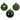 TUBO 10 PALLINE 6 CM - VERDE
