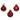 TUBO 14 PALLINE 3 CM - ROSSO