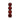 BOX 4 PALLINE 14 CM - ROSSO
