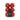 BOX 12 PALLINE 6 CM - ROSSO