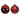 BOX 12 PALLINE 6 CM - ROSSO