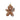 OMINO GINGERBREAD CON GLITTER