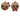 VISO OMINO GINGERBREAD CON GLITTER - 2 VARIANTI