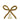 PUNTALE PER ALBERO FIOCCO GLITTER ORO