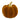 ZUCCA IN RESINA VELLUTATA PICCOLA - ARANCIONE