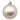 TUBO 9 PALLINE 6 CM - CHAMPAGNE