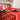 TOVAGLIA ROSSA E ORO CON PINI  140X240