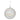 SFERA DI VETRO IRIDESCENTE 14 CM