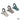 SET 6 PINZE MAGNETICHE A CHIUSURA ERMETICA