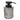 DISPENSER SAPONE IN VETRO GRIGIO