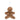 OMINO GINGERBREAD GLITTER DA APPENDERE GRANDE