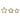 SET 3 STELLE ORO