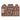 ZERBINO 3 CASETTE GINGERBREAD