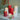 CANDELA LED IN CERA ROSSA 11 CM