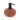 DISPENSER SAPONE ROUND RUBBER - MOCCA
