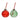 BICCHIERE IN VETRO PALLINA DI NATALE - 2 VARIANTI