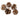 SET 5 PIGNE NATURALI SBIANCATE
