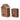 DOPPIA SCATOLA IN LATTA CASETTA GINGERBREAD