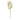 GAMBO CIMBIDIUM ARTIFICIALE BIANCO 68 CM