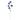 GAMBO FIORDALISO ARTIFICIALE BLU 75 CM