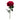 PEONIA SINGOLA ARTIFICIALE ROSSA 80 CM