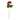 CRISANTEMO SINGOLO ARTIFICIALE 66 CM - ROSSO