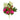 MAZZO FRONTALE PEONIE E ORCHIDEE FUCSIA E VERDE