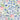 TOVAGLIOLI FIORI BLU E ROSA - PICCOLI