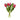 MAZZO DI TULIPANI REAL TOUCH H. 32 CM - CILIEGIA
