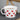 SET 2 TAZZE TAPPEZZERIA CUORI